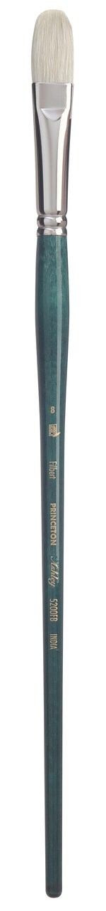 Princeton Series 5200 Ashley Natural Bristle Brush-Long Handle Filbert Size 8